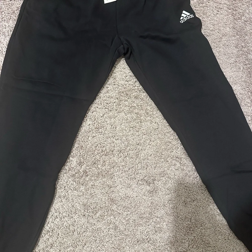 Adidas Men’s Cozy Pant XL Black Sweatpants - Picture 4 of 6